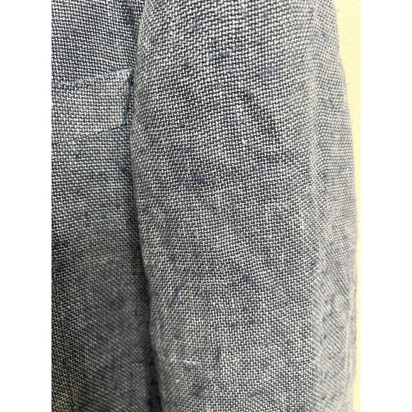 Rodd & Gunn Size XL Sports Fit Blue Hopsack Linen Wool Italy Solbiati Blazer - Picture 7 of 11